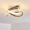 Cochato Plafoniera LED Nichel opaco, 1-Luce