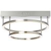 Brilliant Living Tunar Plafoniera LED Nichel opaco, 1-Luce