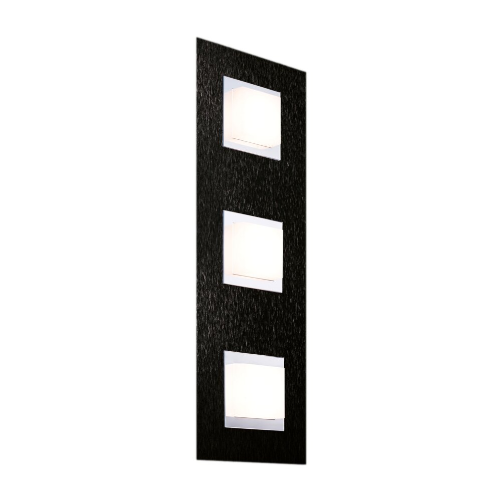 Grossmann BASIC Applique e plafoniera LED Nero, 3-Luci main product photo