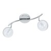 EGLO SALTO Faretto da soffitto LED Cromo, 2-Luci