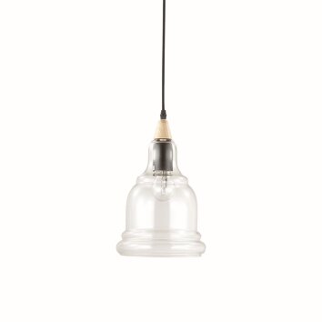 Ideal Lux GRETEL Lampadario a sospensione Marrone, Nero, 1-Luce