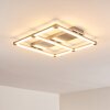 Beken Plafoniera LED Acciaio satinato, 1-Luce