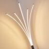 Bakersfield Lampada da terra LED Nero, Bianco, 1-Luce