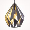 Marang Lampadario a sospensione Nero-Oro, 1-Luce