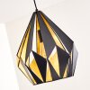 Marang Lampadario a sospensione Nero-Oro, 1-Luce