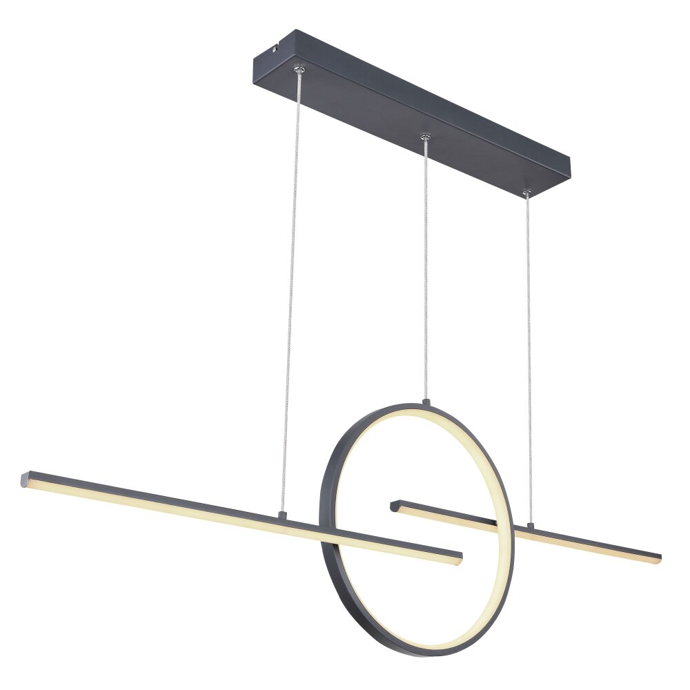 Globo BARRAL Lampadario a sospensione Nero, 1-Luce main product photo