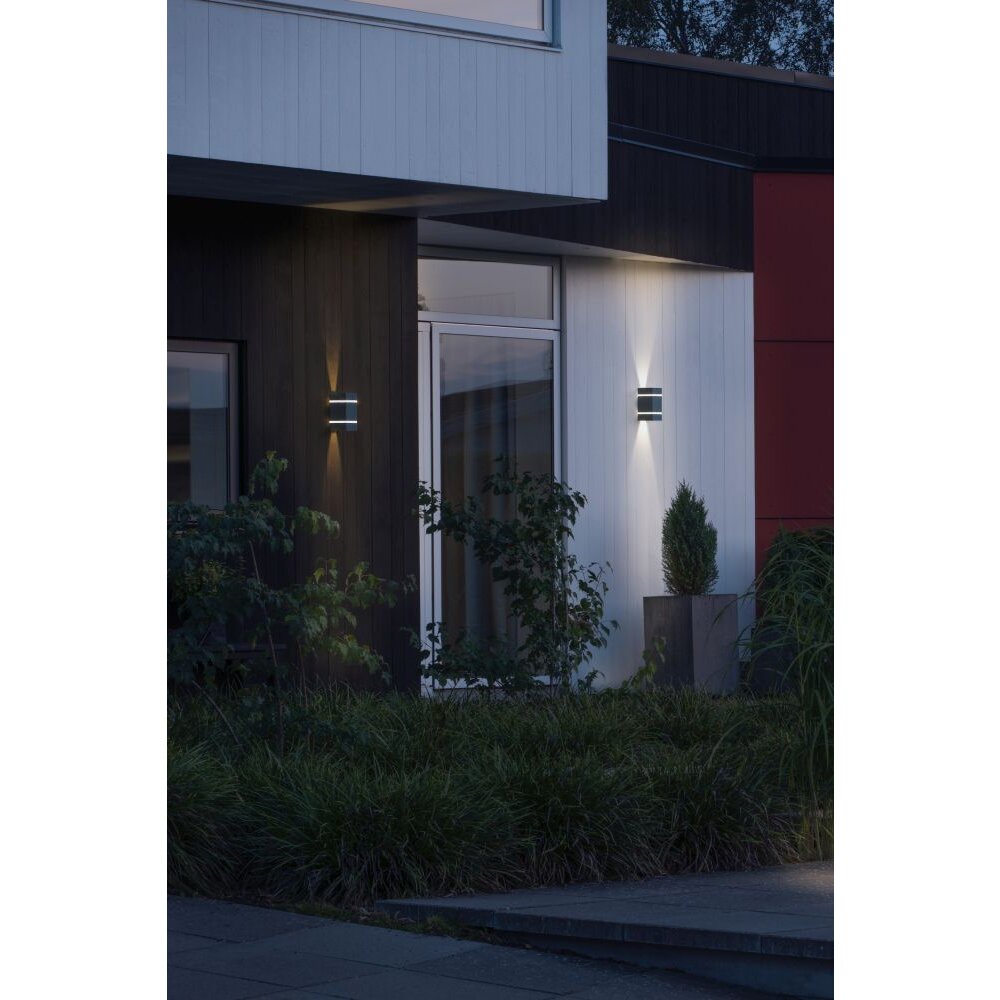 Konstsmide CREMONA Applique da esterno LED Antracite, 2-Luci