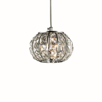 Ideal Lux CALYPSO Lampadario a sospensione Cromo, 1-Luce