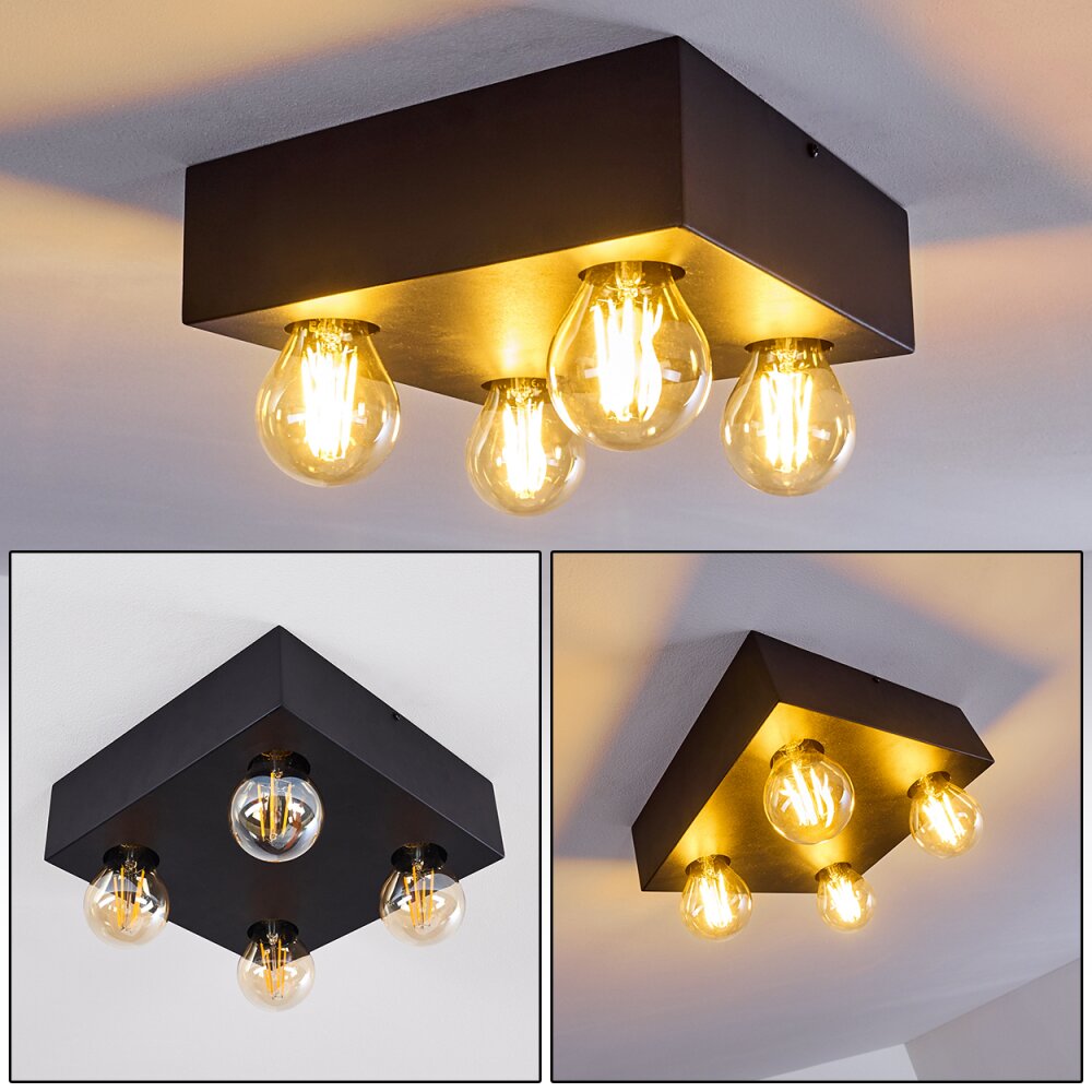 Fria Plafoniera Nero, 4-Luci main product photo