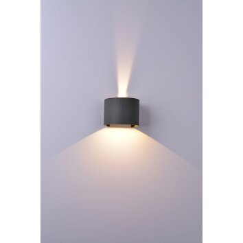 Applique da esterno Mantra DAVOS LED Grigio, 1-Luce