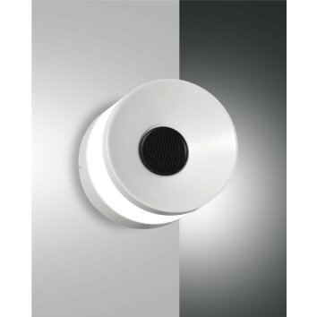 Fabas Luce Billie Applique LED Bianco, 1-Luce