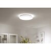 Leuchten Direkt JUPITER Plafoniera LED Bianco, 1-Luce, Telecomando