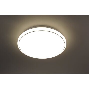 Leuchten Direkt JUPITER Plafoniera LED Bianco, 1-Luce, Telecomando