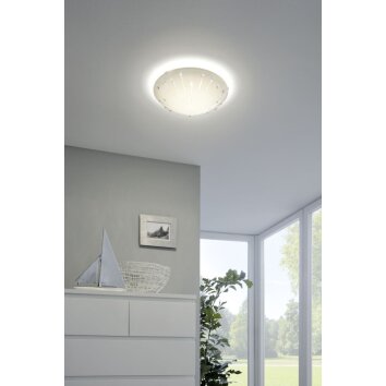 Eglo MARGITTA 1 Plafoniera LED Bianco, 1-Luce