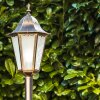 Hongkong Frost Lampada da terra da esterno Marrone, Oro, 1-Luce