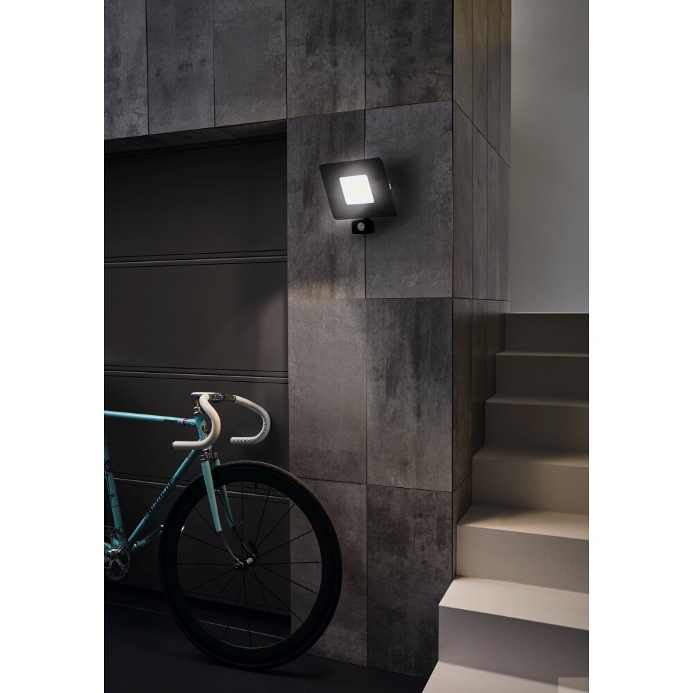 Eglo FAEDO Applique da esterno LED Nero, 1-Luce, Sensori di movimento main product photo