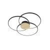 Trio Sedona Plafoniera LED Nero, 1-Luce