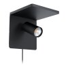 EGLO CIGLIE Applique LED Nero, 1-Luce