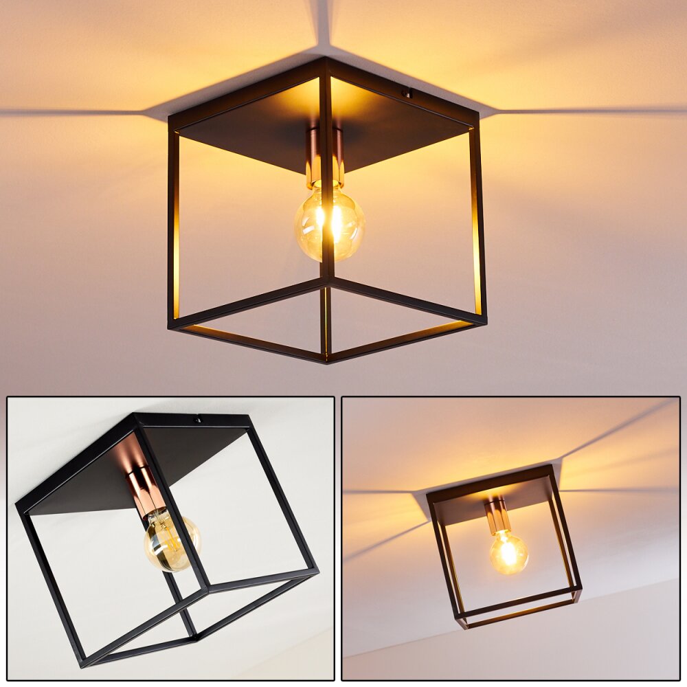 Yuhigaoka Plafoniera Nero, 1-Luce main product photo