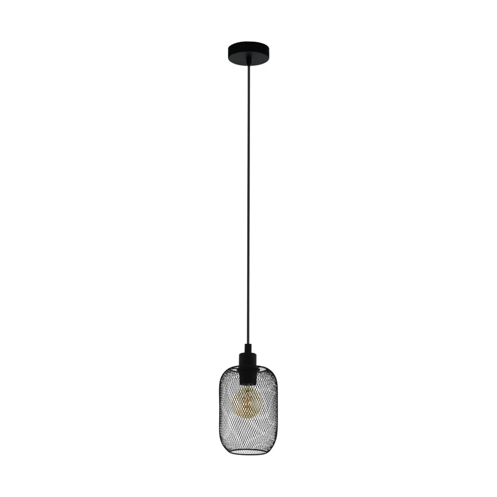 Eglo WRINGTON Lampadario a sospensione Nero, 1-Luce main product photo