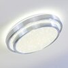 Mirabeau Plafoniera LED Alluminio, 2-Luci, Telecomando, Cambia colore