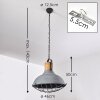 Onsala Lampadario a sospensione Blu, Grigio, 1-Luce