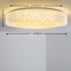 Soppero Plafoniera LED Bianco, 1-Luce