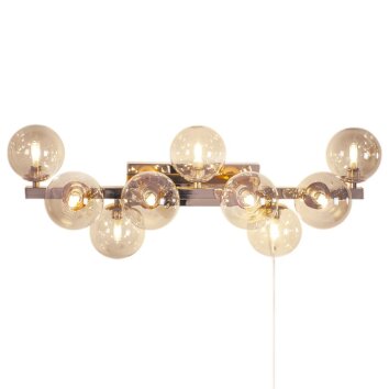 By Rydens Splendor Applique Ambrato, Oro, 9-Luci