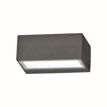 Ideal Lux TWIN Applique da esterno Antracite, 1-Luce