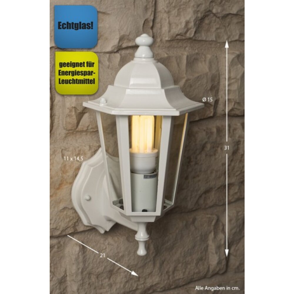 Rabalux Velence Applique Trasparente, chiaro, Bianco, 1-Luce main product photo