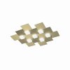 Grossmann CREO Plafoniera LED Ottone, 7-Luci