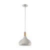 Eglo SABINAR Lampadario a sospensione Acciaio inox, Argento, 1-Luce