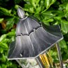 Lignac Lampada da terra per esterno Nero, Argento, 1-Luce, Sensori di movimento