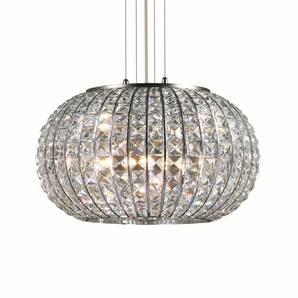 Ideal Lux CALYPSO Lampadario a sospensione Cromo, 5-Luci main product photo