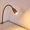 Alsea Lampada da comodino LED Nichel opaco, 1-Luce, Sensori di movimento