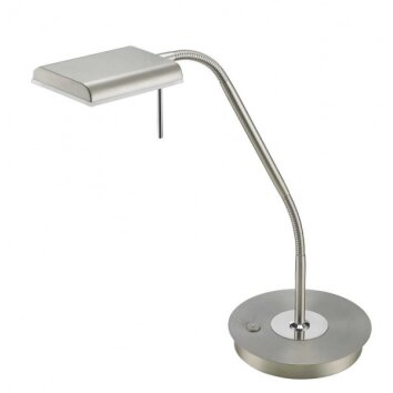 Sorpetaler Bergamo Lampada da tavolo LED Nichel opaco, 1-Luce