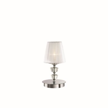 Ideal Lux PEGASO Lampada da Tavolo Bianco, 1-Luce