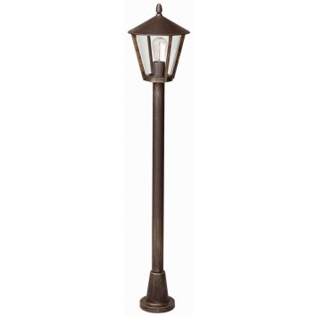 Albert 129 Lampada da terra per esterno Marrone, Ottone, 1-Luce