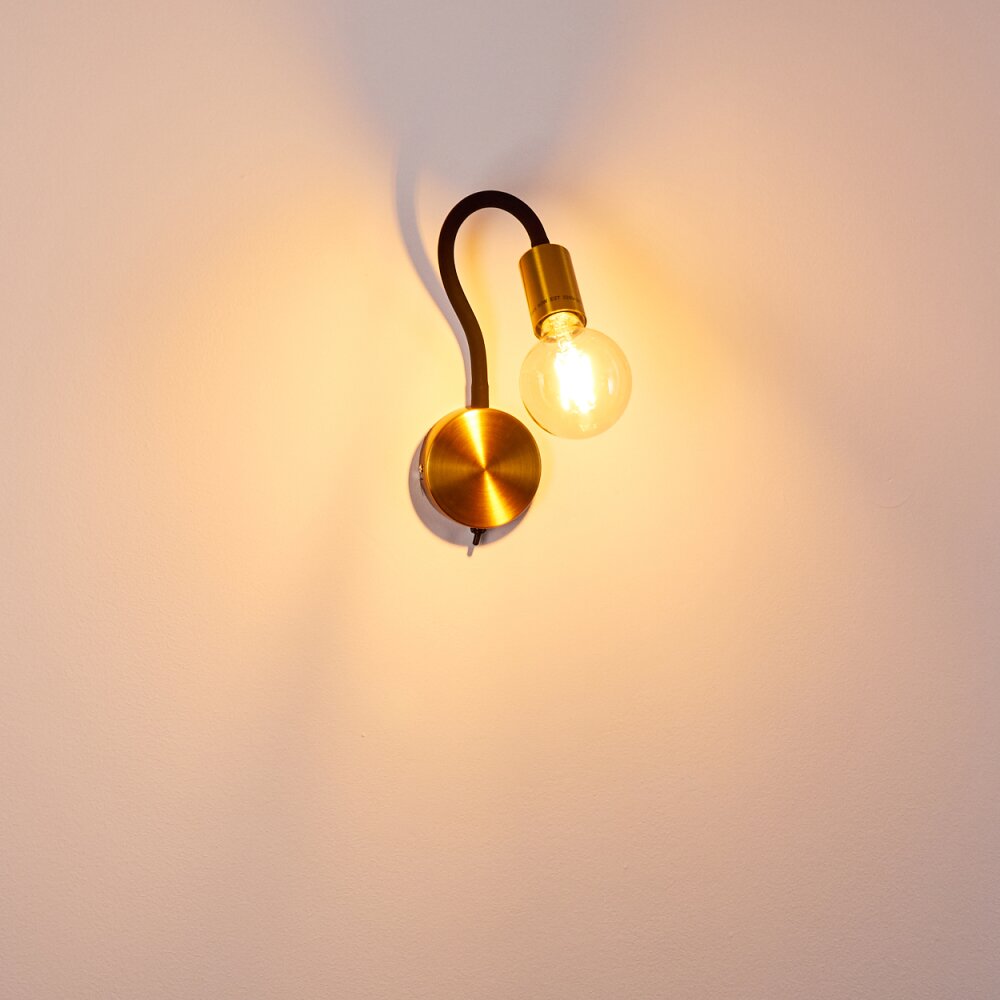 Applique Hovslund Oro, Nero, 1-Luce