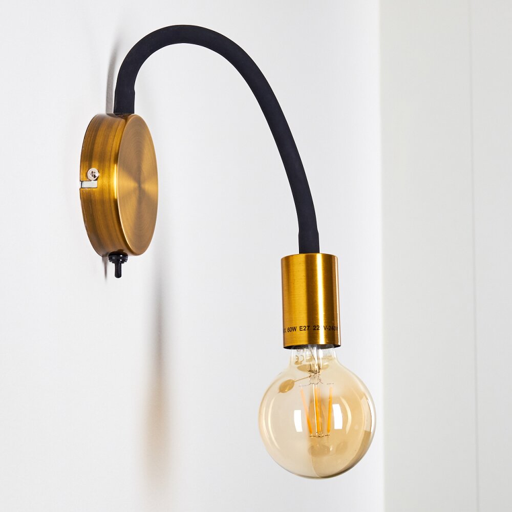 Applique Hovslund Oro, Nero, 1-Luce