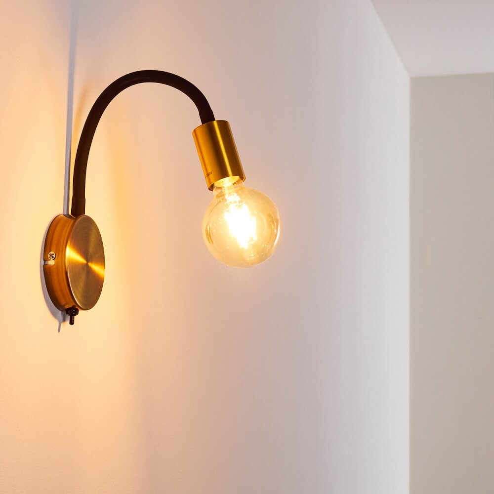 Applique Hovslund Oro, Nero, 1-Luce