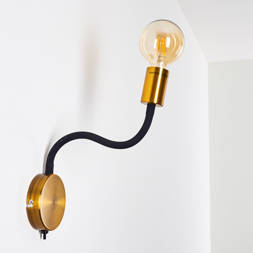 Applique Hovslund Oro, Nero, 1-Luce