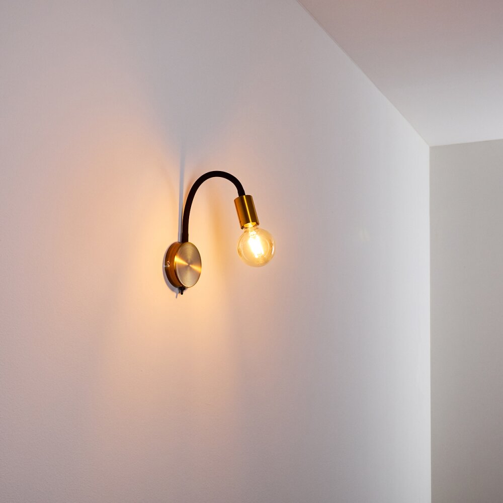 Applique Hovslund Oro, Nero, 1-Luce
