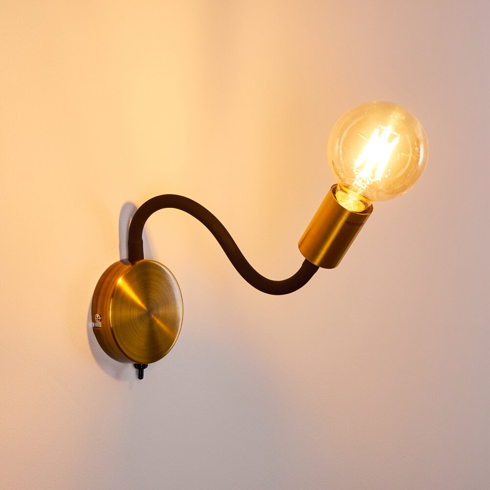 Applique Hovslund Oro, Nero, 1-Luce