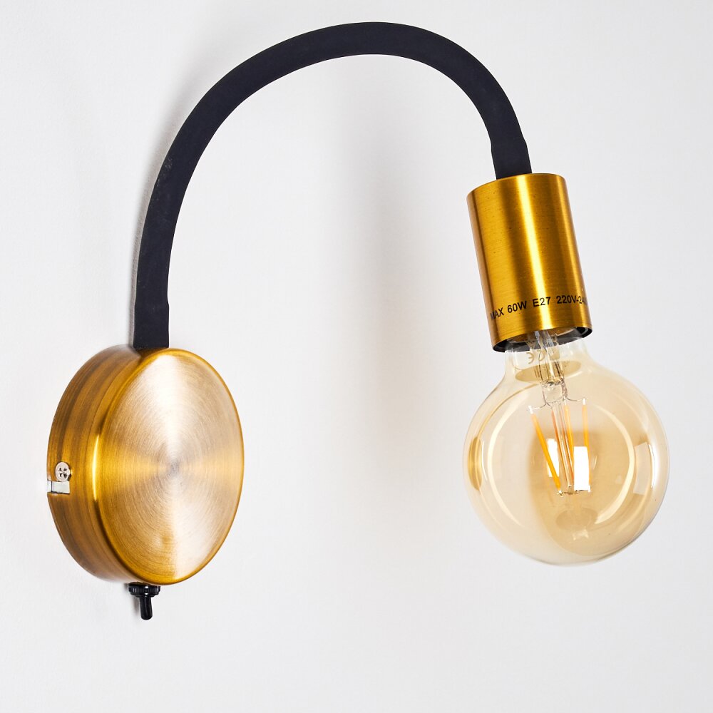 Applique Hovslund Oro, Nero, 1-Luce