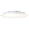 Brilliant Viktor Plafoniera LED Argento, 1-Luce, Telecomando, Cambia colore