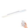 Leuchten Direkt FLAT Plafoniera LED Bianco, 1-Luce, Telecomando