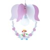 Elobra PRINZESSIN Lampada a Sospensione Fucsia, 1-Luce