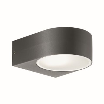 Ideal Lux IKO Applique da esterno Antracite, 1-Luce