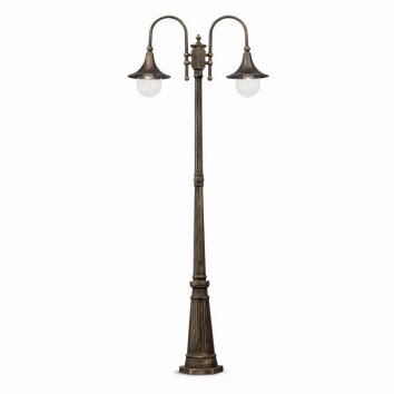 Ideal Lux CIMA Lampioncino Segnapasso Oro, Nero, 2-Luci